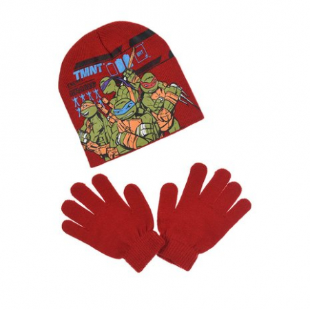 Sepci si caciuli copii - Set caciula si manusi, Testoasele Ninja TMNT