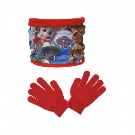 Sepci si caciuli copii - Set fular circular si manusi, Paw Patrol