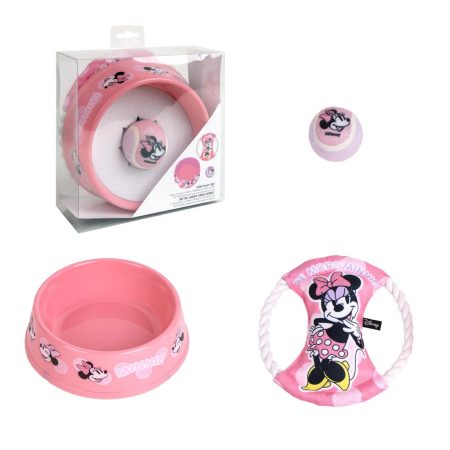 Pet shop - Set cadoul castron si 2 jucarii Minnie Mouse
