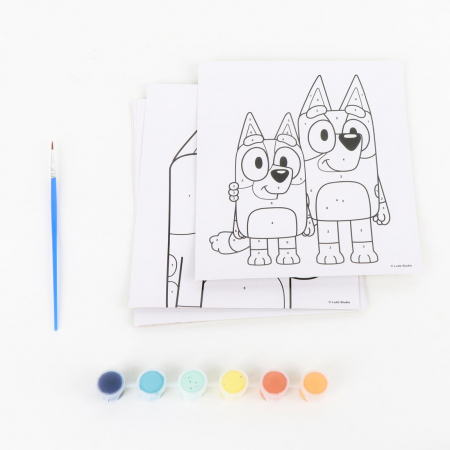 Set Colorful Bluey pictat dupa numere [1]