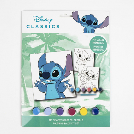 Set Colorful Lilo & Stitch pictat dupa numere [3]