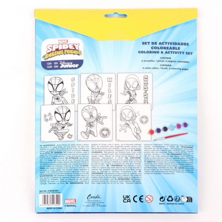 Set Colorful Spidey pictat dupa numere [3]