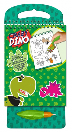 Joaca si timp liber - Set creatie, Deseneaza cu apa Crazy Dino