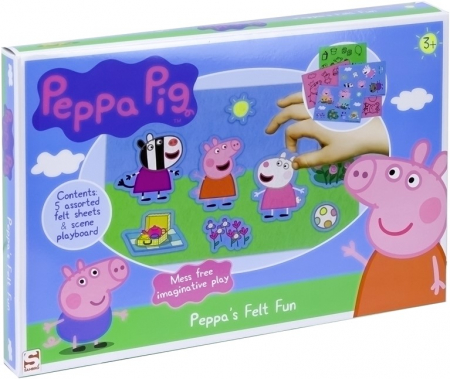 Joaca si timp liber - Set creatie Felt Fun Peppa Pig