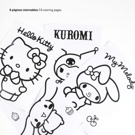 Set de colorat Hello Kitty, 24 piese [2]