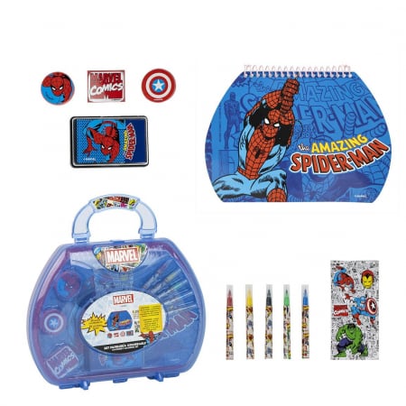 Set de colorat, The Amazing Spider-Man, servieta, 30 file, 10 piese [1]