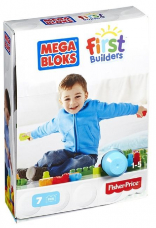 Jocuri si jucarii - Set de construit cu Mega Bloks Fisher, 7 piese