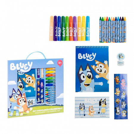 Seturi pictura si desen - Set de desenat cu 26 piese Bluey