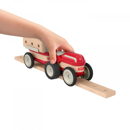 Set de joaca din lemn Fisher Price Wonder Makers ΓÇô Construieste in jurul orasului 75 piese [5]