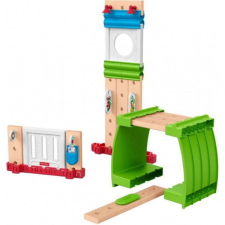 Joaca si timp liber - Set de joaca din lemn Fisher Price Wonder Makers 25 piese ΓÇô Kit extindere