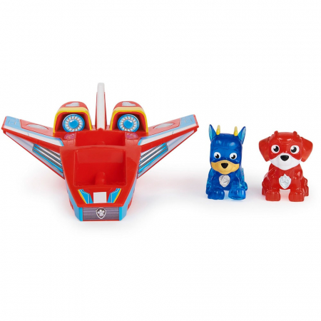 Set de joaca Paw Patrol - Avion cu figurine Chase si Marshall [3]