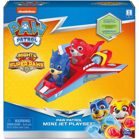 Joaca si timp liber - Set de joaca Paw Patrol - Avion cu figurine Chase si Marshall