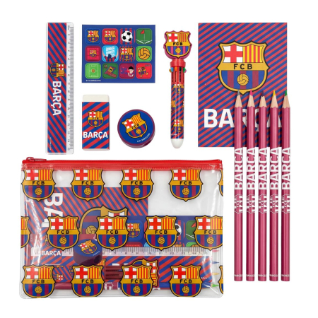 Alte accesorii scolare - Set de papetărie pentru școală FC Barcelona pentru copii