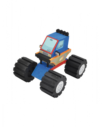 Jucarii din lemn - Set DYI Monster Truck, lemn