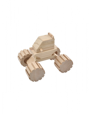 Set DYI Monster Truck, lemn [2]