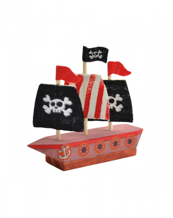 Jucarii din lemn - Set DYI Corabia Piratilor, lemn