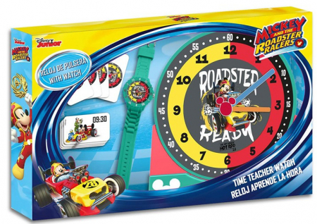 Joaca si timp liber - Set invata timpul Ceas perete Mickey Mouse si ceas mana