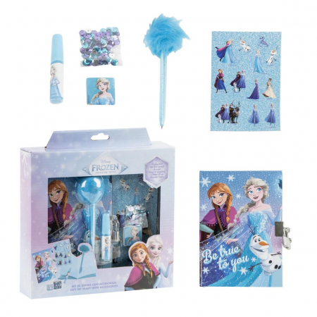 Rechizite si papetarie - Set Jurnal 6 accesorii Frozen