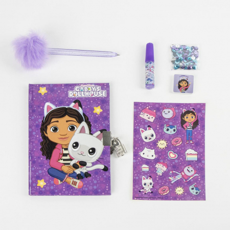 Totul pentru scoala - Set Jurnal 6 accesorii Gabby's Dollhouse