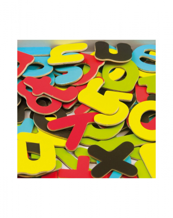 Set litere si cifre magnetice, 75 piese [1]