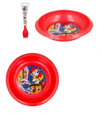 Cani, pahare si accesorii bebe - Set mic dejun Paw Patrol Comic 3 piese
