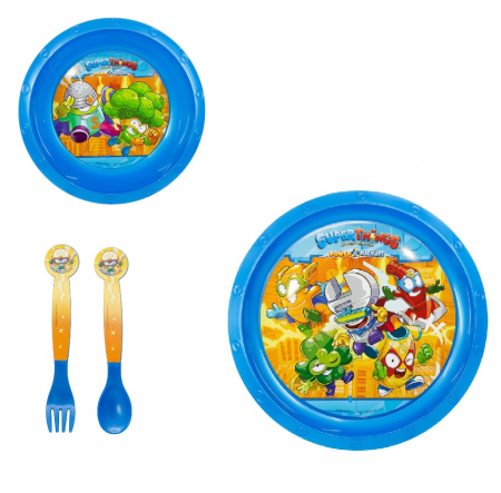 Accesorii hranire - Set mic dejun SuperThings 3 piese