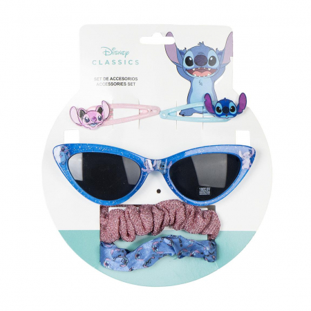 Imbracaminte si incaltaminte copii - Set Ochelari soare si 4 accesorii par Lilo & Stitch