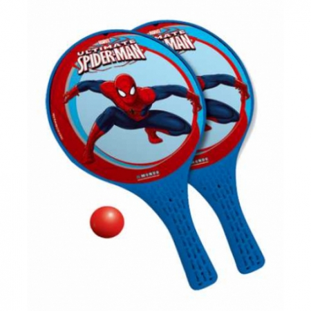 Sport, Joaca si Activitati in aer liber - Set Palete plastic tenis plaja Spiderman