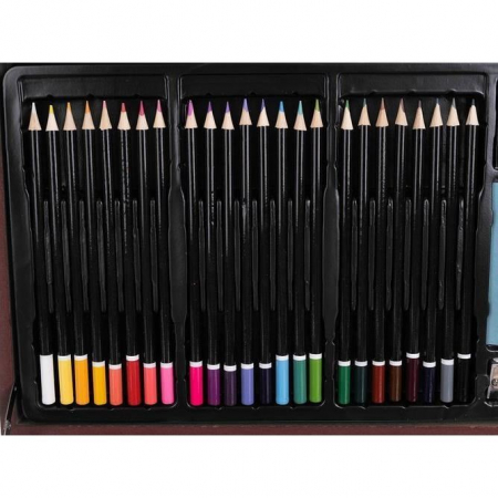 Set pictura pentru copii, cutie din lemn, 143 piese [3]