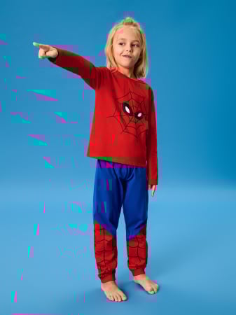 Pijamale copii - Set pijama 2 piese din bumbac Spiderman