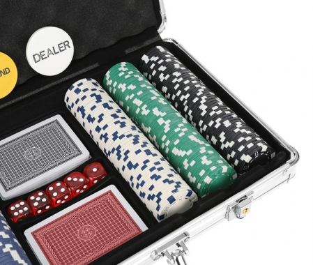 Set Poker Texas 300, jetoane si carti, cutie metalica [7]