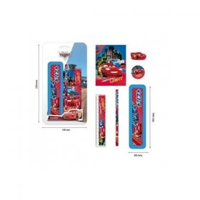 Totul pentru scoala - Set rechizite Cars, 6 piese