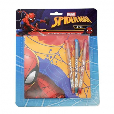 Joaca si timp liber - Set Spiderman 3 pixuri cu gel