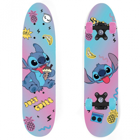 Skateboard din lemn 61 cm Lilo & Stitch Just Chill [1]
