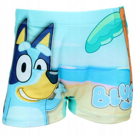 Costume de baie copii - Slip boxeri, Bluey la plaja