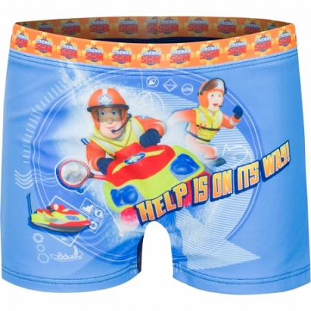 Costume de baie copii - Slip boxeri Pompierul Sam