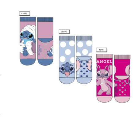 Sosete si dresuri copii - Sosete antiderapante pentru copii Happy Lilo & Stitch