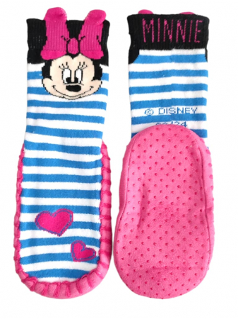 Imbracaminte si incaltaminte copii - Sosete antiderapante pentru fete, Minnie Mouse