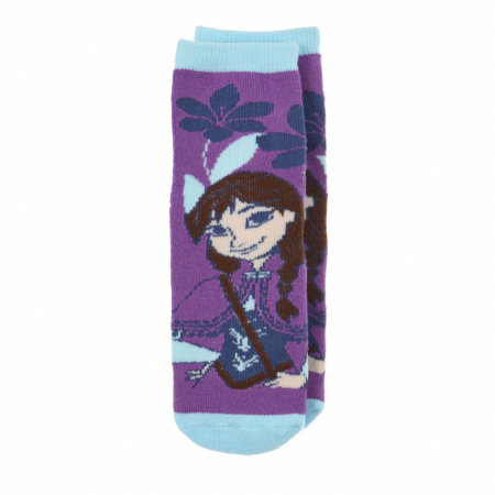 Imbracaminte si incaltaminte copii - Sosete Frozen Disney antiderapante mov