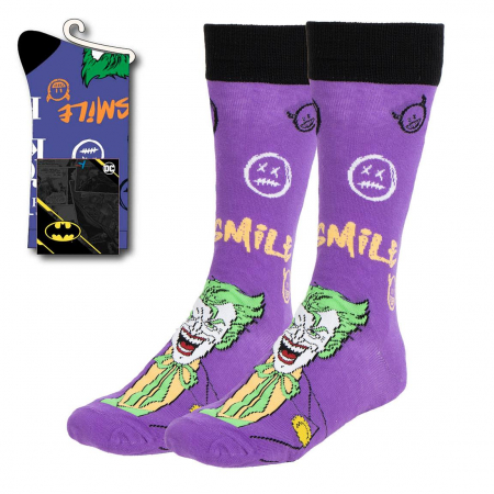 Sosete barbati - Sosete lungi Batman Joker, M 38-45 EU