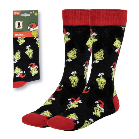 Cadouri si accesorii diverse - Sosete lungi Craciun The Grinch, 38-45