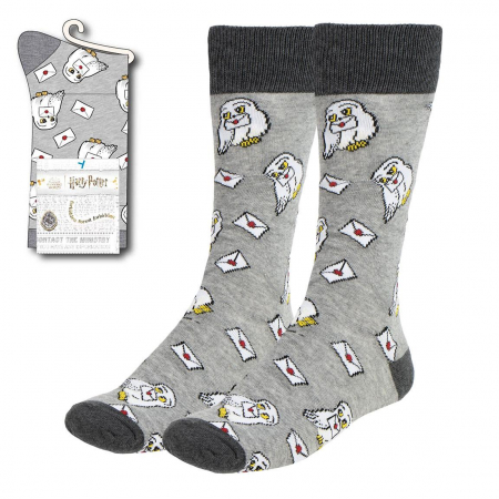 Sosete barbati - Sosete lungi Harry Potter Hedvig, M 38-45 EU