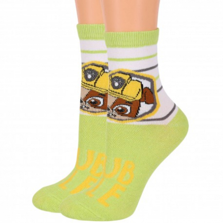 Sosete si dresuri copii - Sosete pentru copii, cu dungi, Paw Patrol Rubble