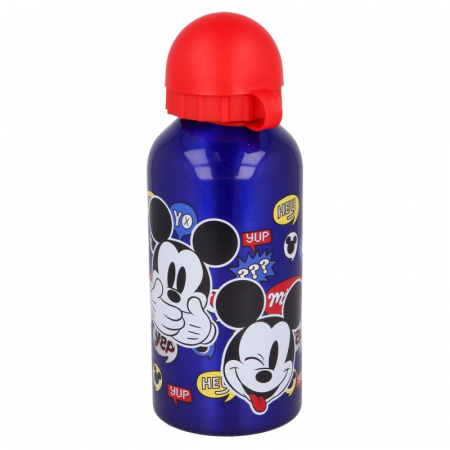 Accesorii hranire - Sticla apa aluminiu It's a Mickey Thing 400ml