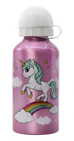 Sticle - Sticla apa aluminiu Unicorn Rainbow 400ml