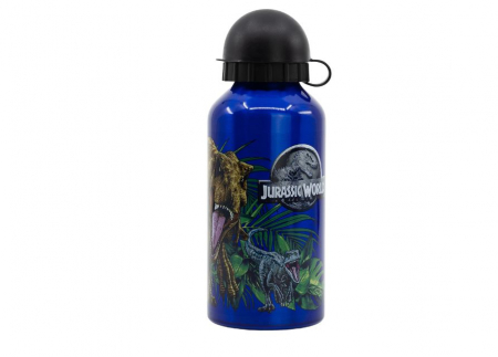 Sticle - Sticla apa aluminiu Jurassic World 400ml