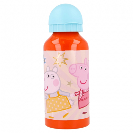 Sticle - Sticla apa aluminiu Peppa Pig 400 ml