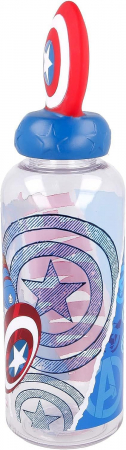 Sticla apa copii figurina Avengers Captain America 560 ml [1]
