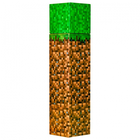 Sticle - Sticla apa copii forma Minecraft Earth, 650 ml