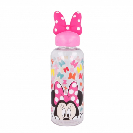 Accesorii hranire - Sticla apa copii Minnie Mouse Bow figurina, Plastic, 560 m